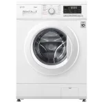 Стиральная машина LG F1296CDS0X(фронтальная средняя, класс стирки/отжима/э.потребления: A/B/B , макс: 6кг, с сушкой, 1200 об/мин, инвертер, 60x85x44см, белый)