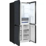 Холодильник Weissgauff 450 Rock Glass (No Frost, A+, 3-камерный, объем 450:287/163л, инверторный компрессор, графит темный)
