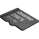 Карта памяти microSDXC 256Гб Digma (Class 10, 90Мб/с, UHS-I U3, адаптер на SD)