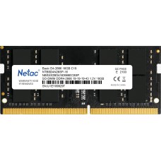 Память SO-DIMM DDR4 16Гб 2666МГц Netac (21300Мб/с, CL19, 260-pin, 1.2 В) [NTBSD4N26SP-16]