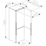 Холодильник АТЛАНТ XM-4624-101 (A+, 2-камерный, объем 361:229/132л, белый)