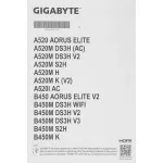 Материнская плата Gigabyte A520M K V2 (AM4, AMD A520, 2xDDR4 DIMM, microATX, RAID SATA: 0,1,10)