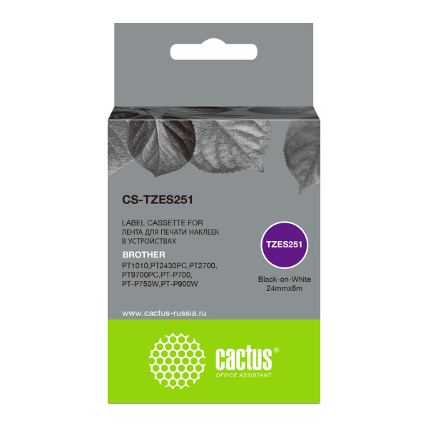 Картридж ленточный Cactus CS-TZES251