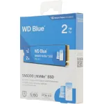 Жесткий диск SSD 2Тб Western Digital (2280, 5150/4850 Мб/с, PCIe 4.0 x4 (NVMe))