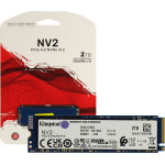 Жесткий диск SSD 2Тб Kingston NV2 (M.2, 3500/2800 Мб/с, PCI-E, для ноутбука и настольного компьютера)