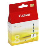 Чернильный картридж Canon CLI-8Y (желтый; 545стр; 13мл; iP6600D, 4200, 5200, 5200R)