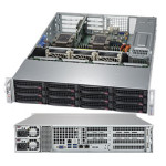 Серверная платформа Supermicro SYS-6029P-WTRT (0x4210R, 2x32Гб DDR4, 12x10240Гб SATA, 2x1200Вт, 2U)