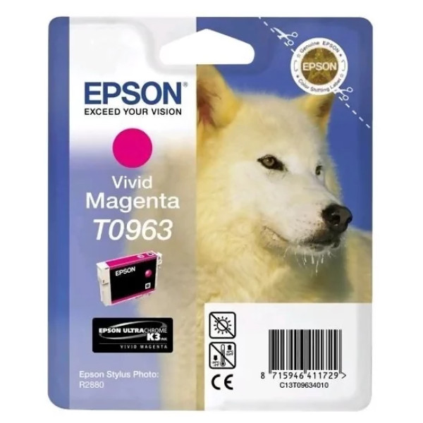 Картридж Epson T096340 (пурпурный; 865стр; Epson Stylus Photo 2880)