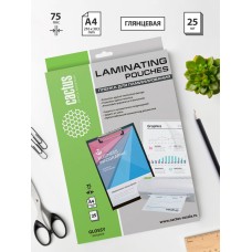 Пленка для ламинирования Cactus CS-LPGA47525 (A4, 75мкм, 25шт, глянцевая) [CS-LPGA47525]