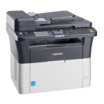 МФУ Kyocera FS-1025MFP (лазерная, черно-белая, A4, 25стр/м, 1800x600dpi, авт.дуплекс, 20'000стр в мес, RJ-45)