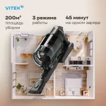 Вертикальный пылесос VITEK VT-CLS06ULTRA