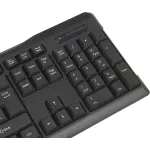 Клавиатура и мышь Oklick 230 M Wireless Keyboard & Optical Mouse Black USB (радиоканал, классическая мембранная, 104кл, светодиодная, кнопок 3, 1000dpi)