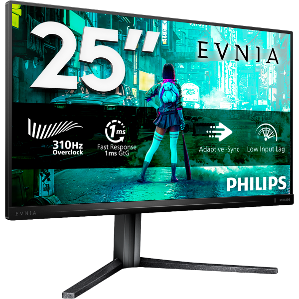 Монитор Philips 25M2N3200U (IPS, 1920x1200, 300Гц, 400кд/м2)