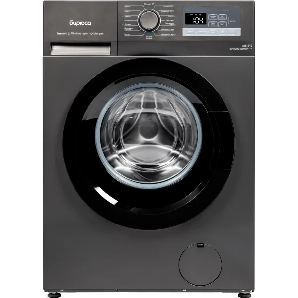 Стиральная машина Бирюса WM-ML612/10 DM(59.5x85x46.5см, фронтальная, макс:6кг, 1200об/мин, темно-серый)
