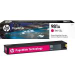 Картридж HP 981A (пурпурный; 6000стр; HP PageWide Enterprise 586dn, HP PageWide Enterprise 586f, HP PageWide Enterprise 586z, HP PageWide Enterprise 556dn, HP PageWide Enterprise 556xh)