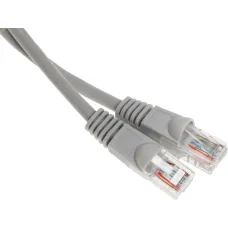 Патч-корд Buro 1427733 (RJ-45 (m), RJ-45 (m), алюминий омедненный, 0,5м, 4пары)