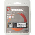 Жесткий диск SSD 512Гб AMD (2280, 2000/1600 Мб/с, 200000 IOPS, PCI Express)