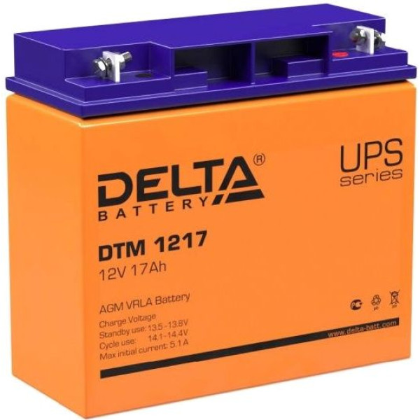 Батарея Delta DTM 1217 (12В, 17Ач)