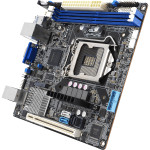 Материнская плата ASUS P12R-I (LGA1200, Intel C252, 2xDDR4 DIMM, Mini-ITX, RAID SATA: 0,1,10,5)