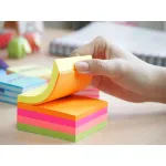 Блок самоклеящийся Hopax 21012 (бумага, 76x76мм, 400листов, 70г/м2, 5цветов)