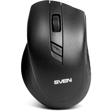 Мышь Sven RX-325 Wireless Black USB (радиоканал, 1000dpi) [SV-03200325WB]