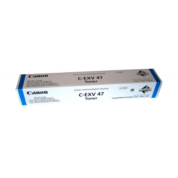 Картридж Canon C-EXV47 C (8517B002) (голубой; 21500стр; Canon imageRUNNER Advance С351iF, Canon imageRUNNER Advance C350i, Canon imageRUNNER Advance C250i)