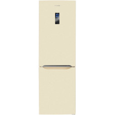 Холодильник Maunfeld MFF187NFIBG10 (No Frost, A+, 2-камерный, объем 330:232/98л, инверторный компрессор, 59,5x185,8x67,6см, бежевый) [MFF187NFIBG10]