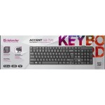 Клавиатура DEFENDER Accent SB-720 Black USB (102кл)