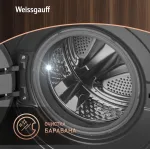 Стиральная машина Weissgauff WM 45126 Steam Direct Drive Deep(59.5x85x44.5см, фронтальная, макс:6кг, 1200об/мин, серый)