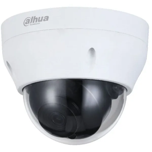 Камера видеонаблюдения Dahua DH-IPC-HDPW1230R1P-0280B-S5 (IP, внутренняя/уличная, купольная, 2Мп, 2.8-2.8мм, 1920x1080, 25кадр/с)