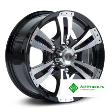 Скад Рейнджер R16/7J PCD 5x139,7 ET 40 ЦО 98,5 черный с полированной лицевой поверхностью [4700605]