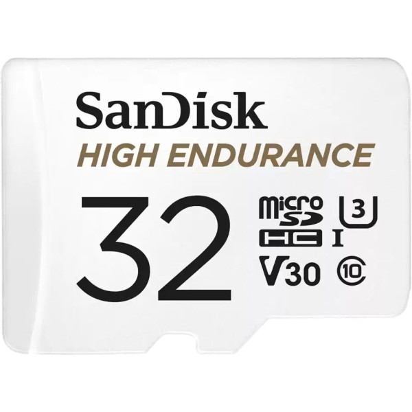 Карта памяти microSDHC 32Гб SanDisk (Class 10, 100Мб/с, UHS-I U3, адаптер на SD)