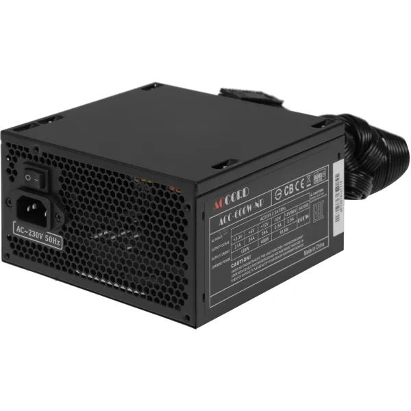 Блок питания Accord ACC-600-NP (ATX, 600Вт)