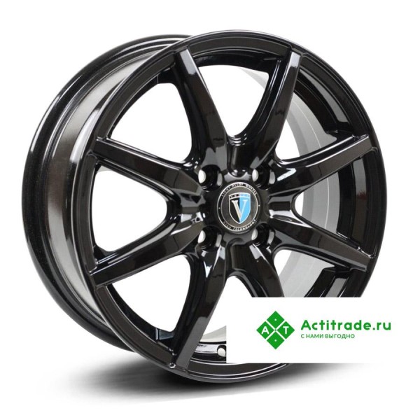 Venti 1415 R14/5.5J PCD 4x98 ET 35 ЦО 58,6 черный глянцевый