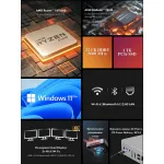 ПК Chuwi AuBox (Ryzen 7 8745HS 3800МГц, DDR5 32Гб, SSD 1024Гб M.2 2280, AMD Radeon 780M, Windows 11 Pro)