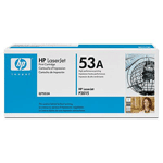 Картридж HP 53A (чёрный; 3000стр; Hp LJ P2015)