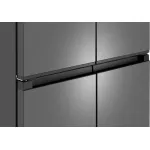 Холодильник Weissgauff WCD 450 Bru Steel Glass (No Frost, A+, 3-камерный, объем 450:287/163л, инверторный компрессор, сталь)
