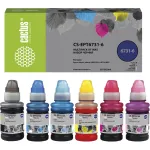 Чернила Cactus CS-EPT6731-6 (многоцветный; 100мл; Epson L800, L810, L850, L1800)