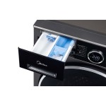 Стиральная машина Midea MF205D80WB/T-RU(вертикальная средняя, класс стирки/отжима/э.потребления: A , макс: 8кг, титановый)
