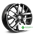 Скад Босфор R16/6J PCD 5x114,3 ET 43 ЦО 67,1 черный с полированной лицевой поверхностью