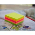 Блок самоклеящийся Hopax 21203 (бумага, 51x51мм, 250листов, 70г/м2, 5цветов)