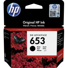 Картридж HP 653 (черный; 360стр; DeskJet Plus Ink Advantage 6075, 6475)