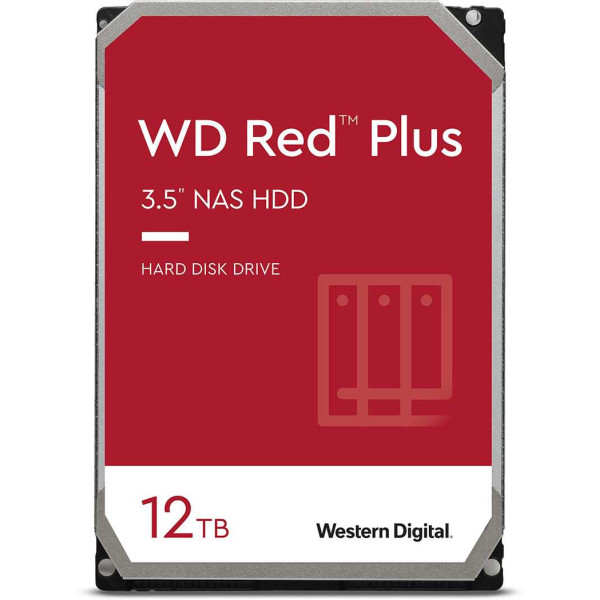 Жесткий диск HDD 12Тб Western Digital Red Plus (3.5