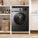 Стиральная машина TCL TWRP-1108W12G2(фронтальная средняя, класс стирки/отжима/э.потребления: B/A+++ , макс: 8кг, 1200 об/мин, инвертер, защита: частичная, 59.5x85x45.6см, серый)