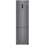 Холодильник LG GA-B509CLSL (No Frost, A+, 2-камерный, объем 419:292/127л, инверторный компрессор, 595x2 030x682см, графит)