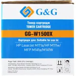 Тонер-картридж G&G GG-W1500X (черный; 2000стр; LaserJet M111a, M111w, MFP M141a, M141W)