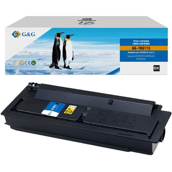 Тонер-картридж G&G GG-TK6115 (черный; 15000стр; Ecosys M4125idn, M4132idn)