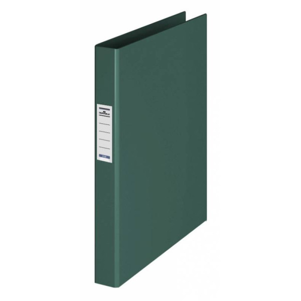 Папка на кольцах Durable 3130-32 (количество колец 2, форма колец О-образные, A4, ПВХ, ширина корешка 35мм, карман торцевой с бумажной вставкой, темно-зеленый)
