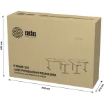 Стол компьютерный Cactus CS-EDXL-BBK