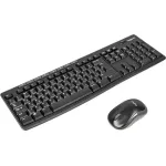 Клавиатура и мышь Logitech Wireless Combo MK270 Black USB (радиоканал, классическая мембранная, 112кл, светодиодная, кнопок 2, 1000dpi)